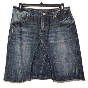 VTG MUDD 90s/00s/Y2K 100% Cotton Jean Skirt 9